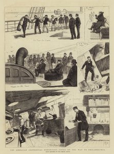 The American Centennial Exhibition, Notes on the Way to Philadelphia by Alfred Chantrey Corbould